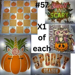 Halloween Bundle DTF Print Bundle #1